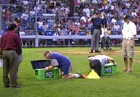 Crazy between-inning promotion