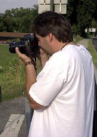 Sarge photographs the stadium